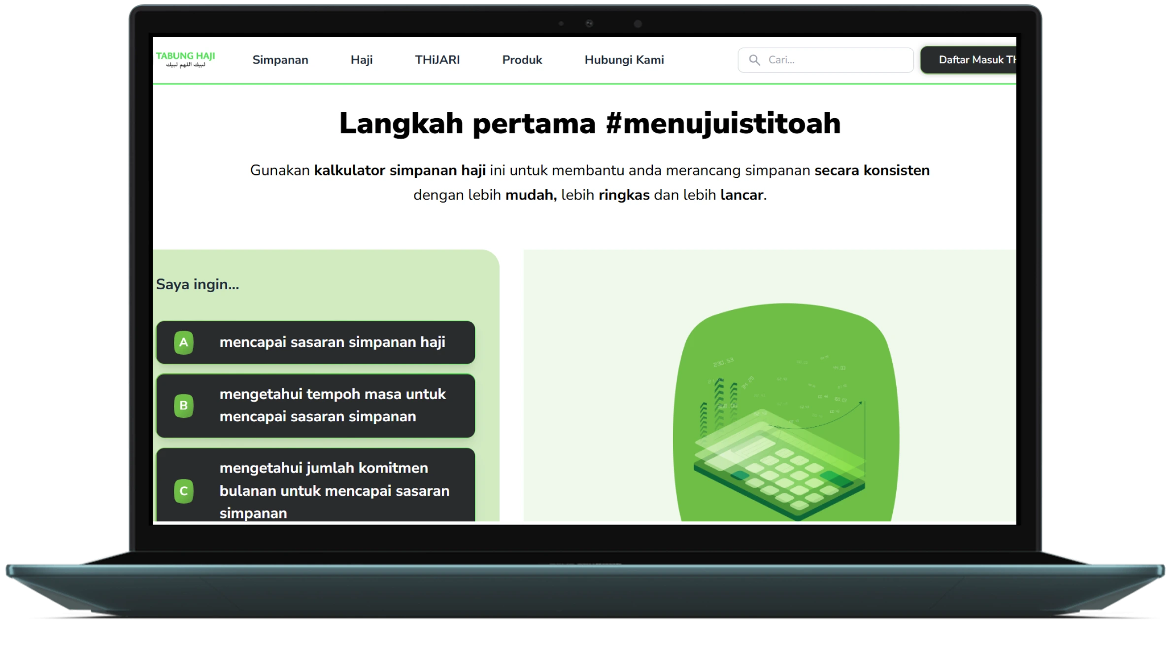 Tabung Haji Desktop Mockup