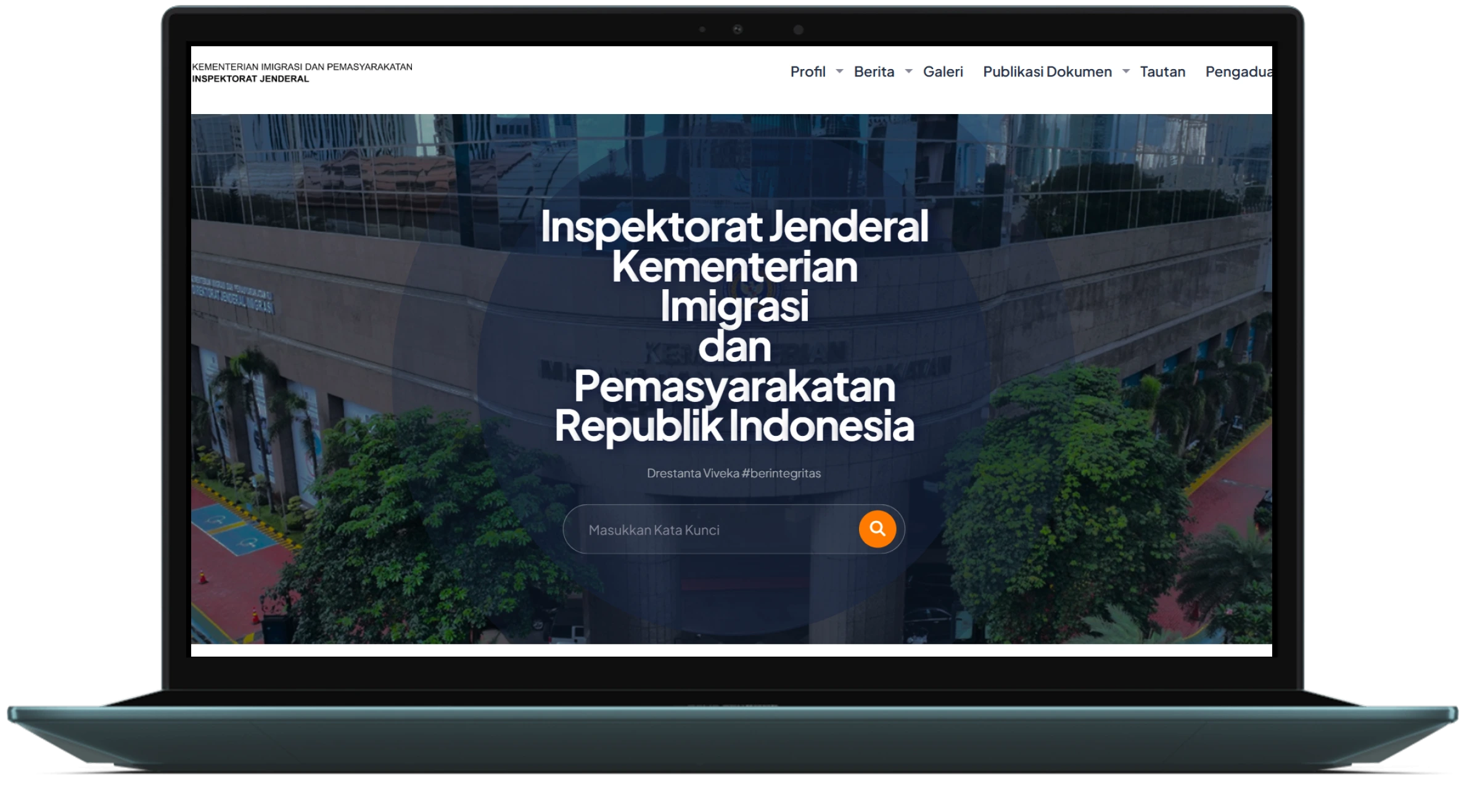 KEMENIMIPAS Desktop Mockup